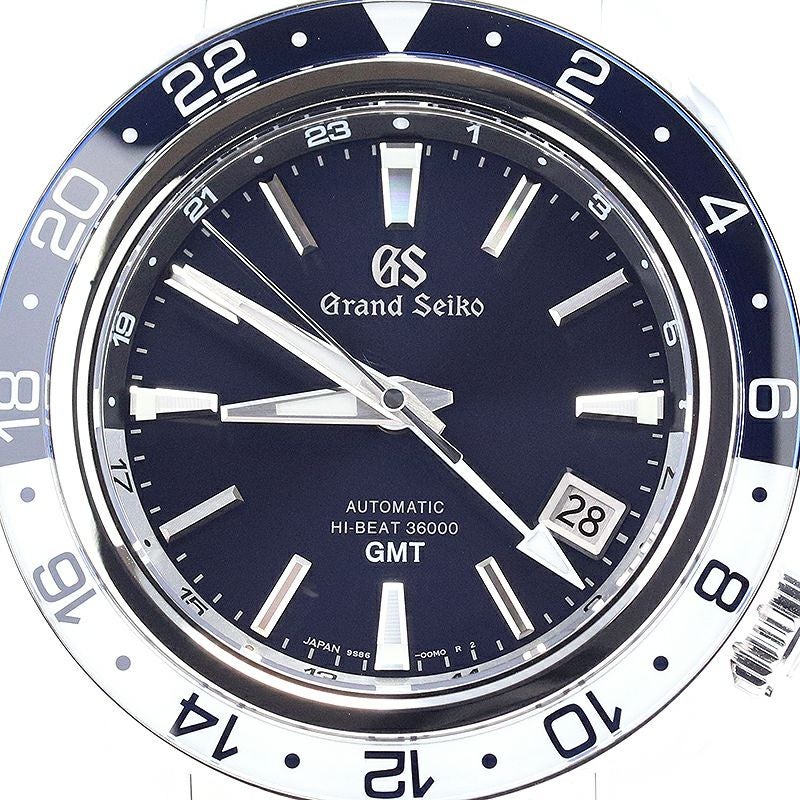 【中古】GRAND SEIKO 9S MECHANICAL HI-BEAT 36000 GMT グランドセイコー 9Sメカニカルハイビート36000 GMT SBGJ237 (9S86-00K0)