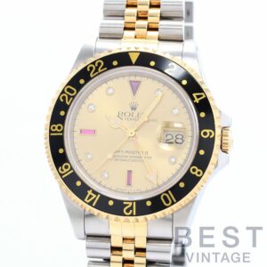 【中古】ROLEX GMT-MASTER II ロレックス GMTマスター II 16713RG