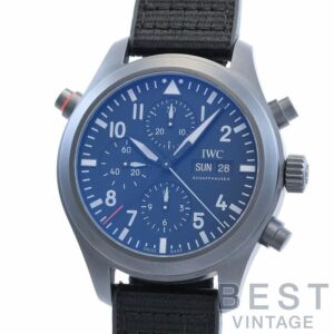 【中古】IWC PILOT'S WATCH DOUBLE CHRONOGRAPH TOP-GUN アイ・ダブリュー・シー パイロットウォッチ ダブルクロノグラフ トップガン IW371815