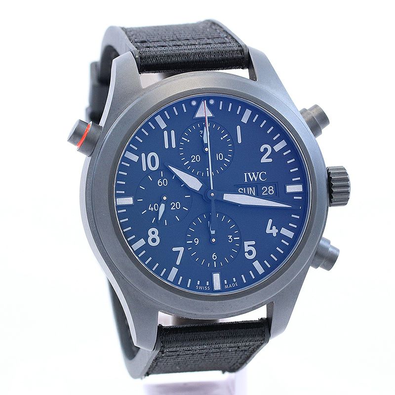 【中古】IWC PILOT'S WATCH DOUBLE CHRONOGRAPH TOP-GUN アイ・ダブリュー・シー パイロットウォッチ ダブルクロノグラフ トップガン IW371815