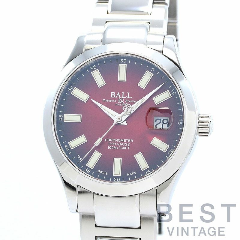 【中古】BALL WATCH ENGINEER MARVELIGHT CHRONOMETER ボールウォッチ エンジニア マーベライト クロノメーター NM9026C-S6CJ-RD
