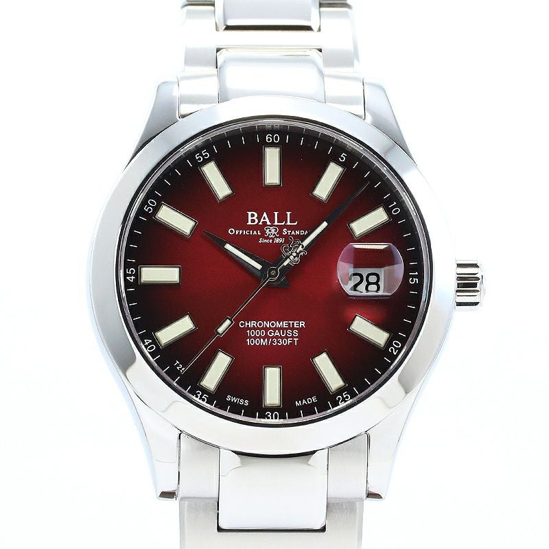 【中古】BALL WATCH ENGINEER MARVELIGHT CHRONOMETER ボールウォッチ エンジニア マーベライト クロノメーター NM9026C-S6CJ-RD