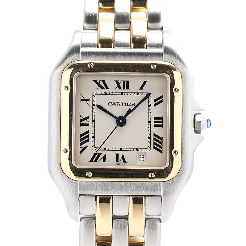 【中古】CARTIER PANTHERE DE CARTIER MEDIUM MODEL 2ROW カルティエ パンテール ドゥ カルティエ MM 2ロウ 83083242