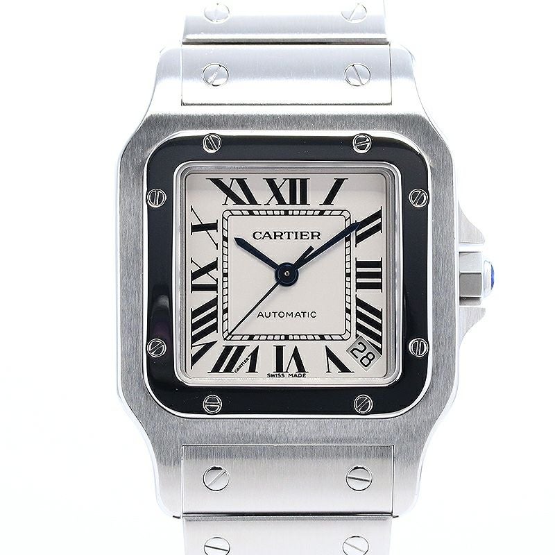 【中古】CARTIER SANTOS GALBEE EXTRA-LARGE MODEL カルティエ サントス ガルべXL W20098D6