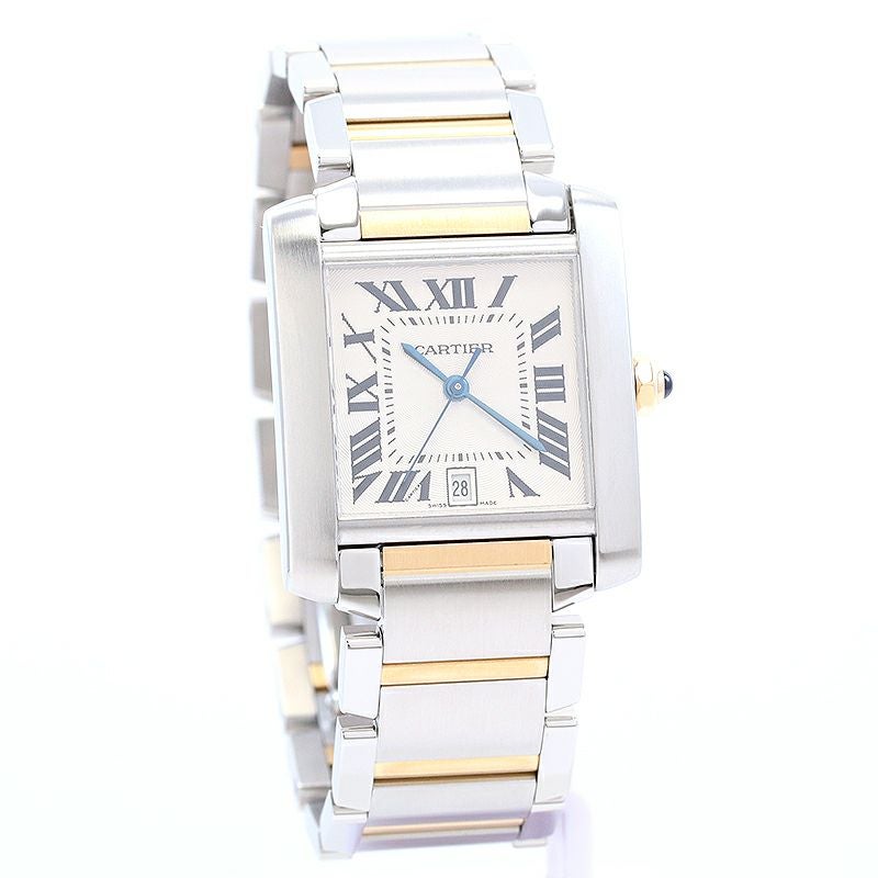 【中古】CARTIER TANK FRANCAISE LARGE MODEL カルティエ タンク フランセーズ LM W51005Q4
