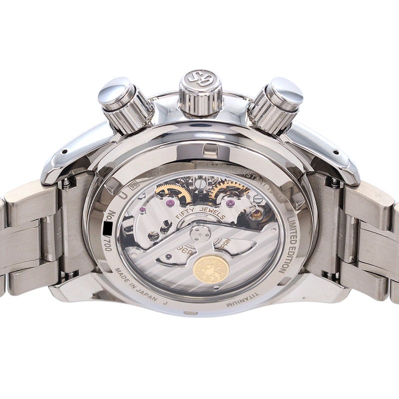 【中古】GRAND SEIKO SPORTS COLLECTION SPRING DRIVE CHRONOGRAPH 15TH ANNIVERSARY グランドセイコー スポーツコレクション スプリングドライブ クロノグラフ 15周年記念限定モデル SBGC247 (9R96-0AP0)