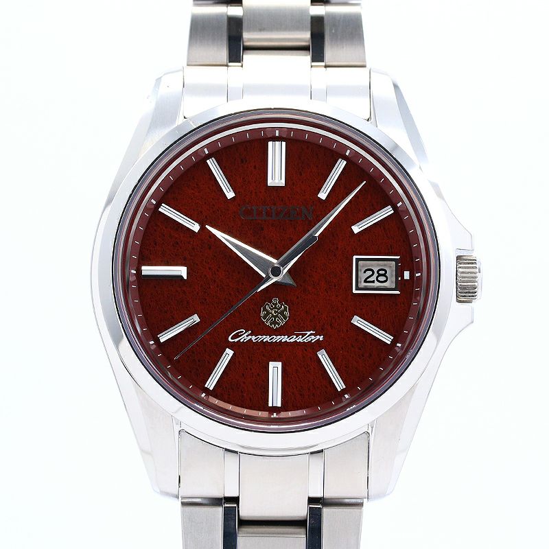 【中古】CITIZEN THE CITIZEN ECO-DRIVE TITANIUM LIMITED EDITION SHINKU シチズン ザ・シチズン エコ・ドライブ チタニウム 限定モデル 深紅(しんく) AQ4020-54Z (A060-T025421)
