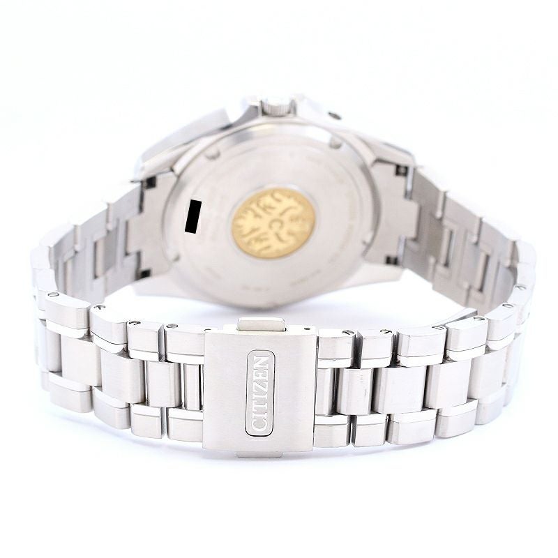【中古】CITIZEN THE CITIZEN ECO-DRIVE TITANIUM LIMITED EDITION SHINKU シチズン ザ・シチズン エコ・ドライブ チタニウム 限定モデル 深紅(しんく) AQ4020-54Z (A060-T025421)