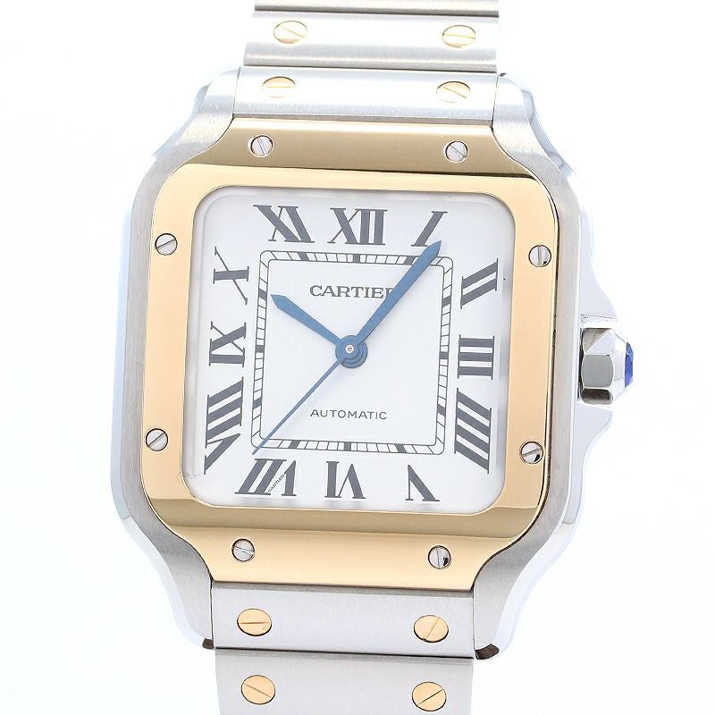 【中古】CARTIER SANTOS DE CARTIER MEDIUM MODEL カルティエ サントス ドゥ カルティエ MM W2SA0016