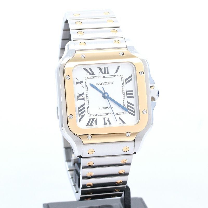 【中古】CARTIER SANTOS DE CARTIER MEDIUM MODEL カルティエ サントス ドゥ カルティエ MM W2SA0016
