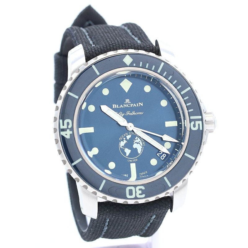 【中古】BLANCPAIN FIFTY FATHOMS OCEAN COMMITMENT III ブランパン フィフティ ファゾムス オーシャン コミットメント III 5008-11B40-52A