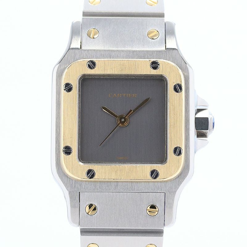 【中古】CARTIER SANTOS CARREE / SANTOS GALBEE SMALL MODEL カルティエ サントスカレSM / サントスガルベSM 82035488