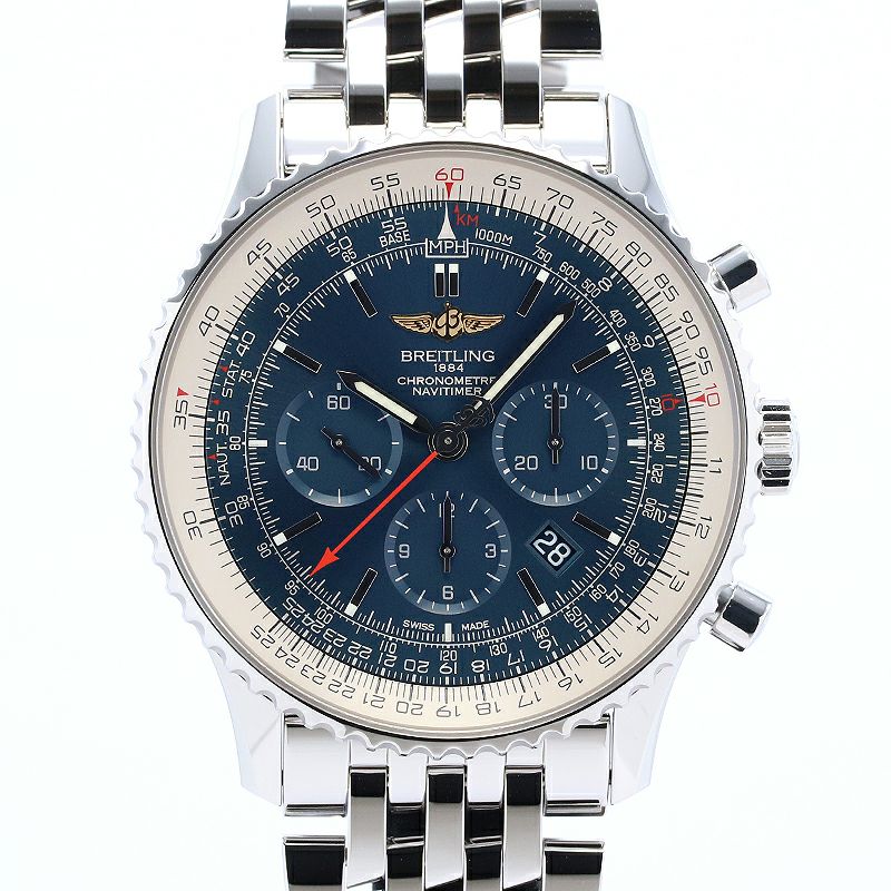 【中古】BREITLING NAVITIMER B01 CHRONOGRAPH 46 ブライトリング ナビタイマー B01 クロノグラフ 46 AB012721/C889/443A (A017C89NP)