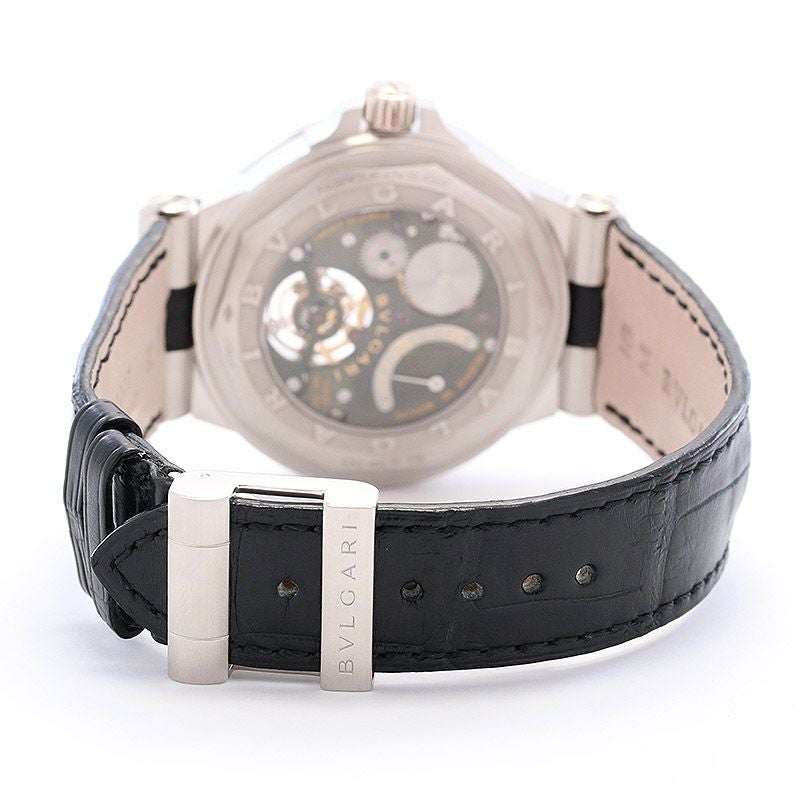 【中古】BVLGARI DIAGONO TOURBILLON LIMITED EDITION ブルガリ ディアゴノ トゥールビヨン リミテッドエディション 101690 (DG42PTB)
