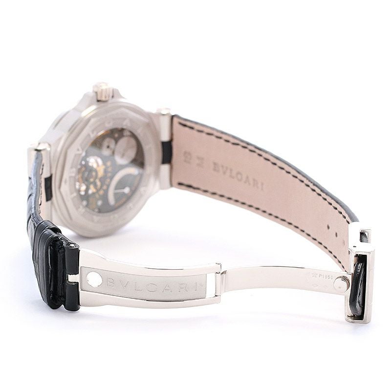 【中古】BVLGARI DIAGONO TOURBILLON LIMITED EDITION ブルガリ ディアゴノ トゥールビヨン リミテッドエディション 101690 (DG42PTB)