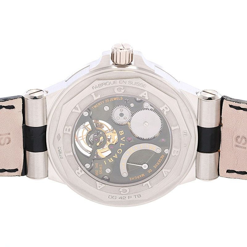【中古】BVLGARI DIAGONO TOURBILLON LIMITED EDITION ブルガリ ディアゴノ トゥールビヨン リミテッドエディション 101690 (DG42PTB)
