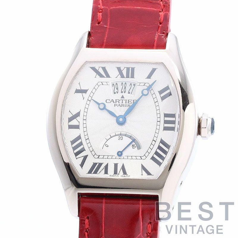 【中古】CARTIER TORTUE LARGE MODEL DATE & POWER RESERVE CPCP カルティエ トーチュ LM デイト&パワーリザーブ CPCP W1542751