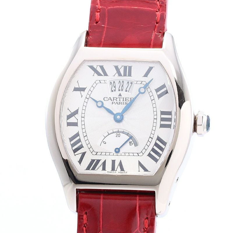 【中古】CARTIER TORTUE LARGE MODEL DATE & POWER RESERVE CPCP カルティエ トーチュ LM デイト&パワーリザーブ CPCP W1542751