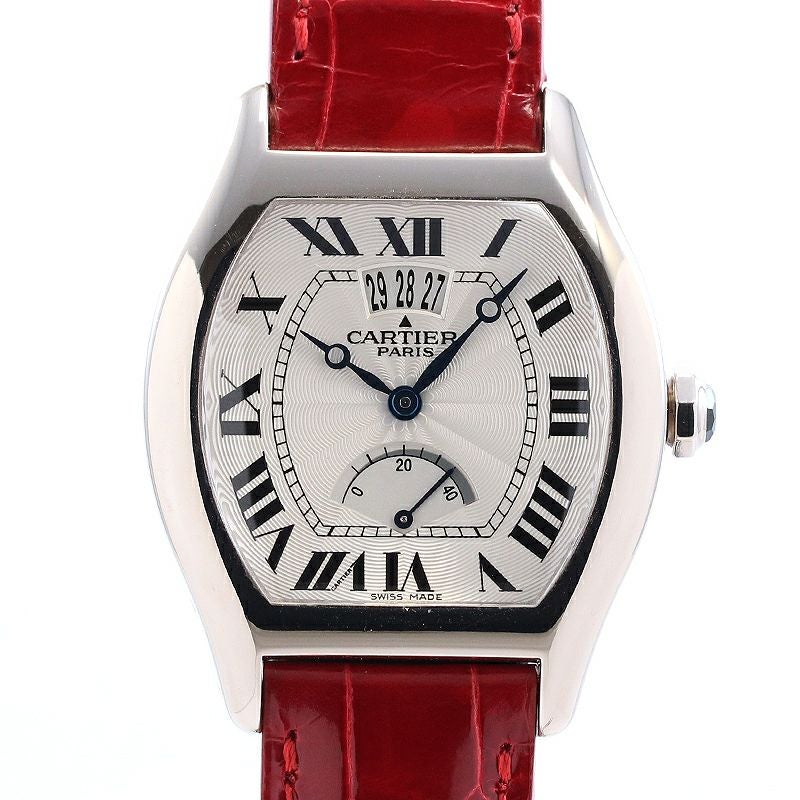 【中古】CARTIER TORTUE LARGE MODEL DATE & POWER RESERVE CPCP カルティエ トーチュ LM デイト&パワーリザーブ CPCP W1542751