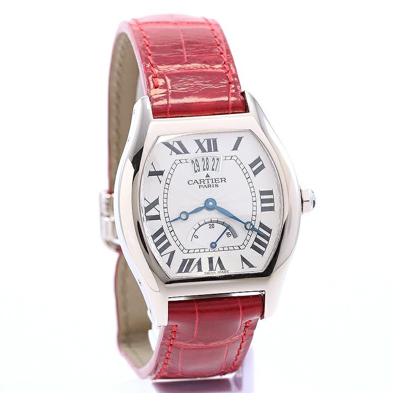 【中古】CARTIER TORTUE LARGE MODEL DATE & POWER RESERVE CPCP カルティエ トーチュ LM デイト&パワーリザーブ CPCP W1542751