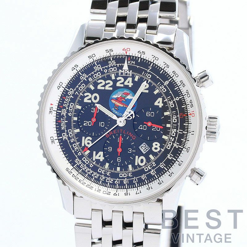【中古】BREITLING NAVITIMER COSMONAUTE FLYBACK PORCO ROSSO ブライトリング ナビタイマー コスモノート フライバック ポルコロッソ A2232208/B612/423A (A222BPRNP)