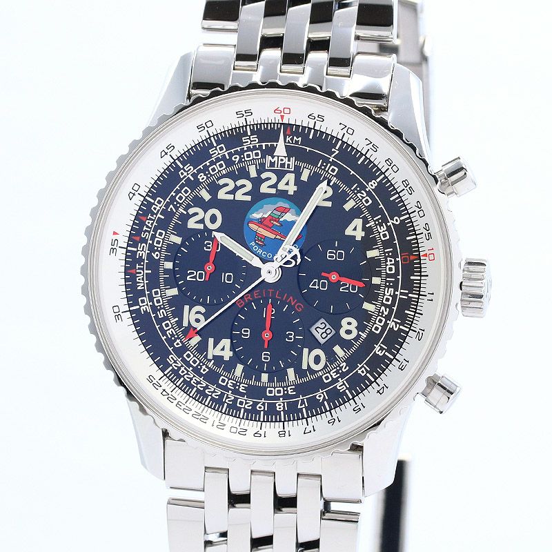 【中古】BREITLING NAVITIMER COSMONAUTE FLYBACK PORCO ROSSO ブライトリング ナビタイマー コスモノート フライバック ポルコロッソ A2232208/B612/423A (A222BPRNP)