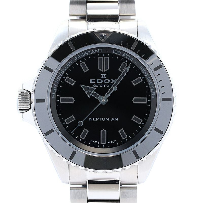 【中古】EDOX NEPTUNIAN AUTOMATIC 140TH ANNIVERSARY LIMITED EDITION エドックス ネプチュニアン オートマティック 140TH アニバーサリー リミテッド エディション 80120-3NNM-NGM