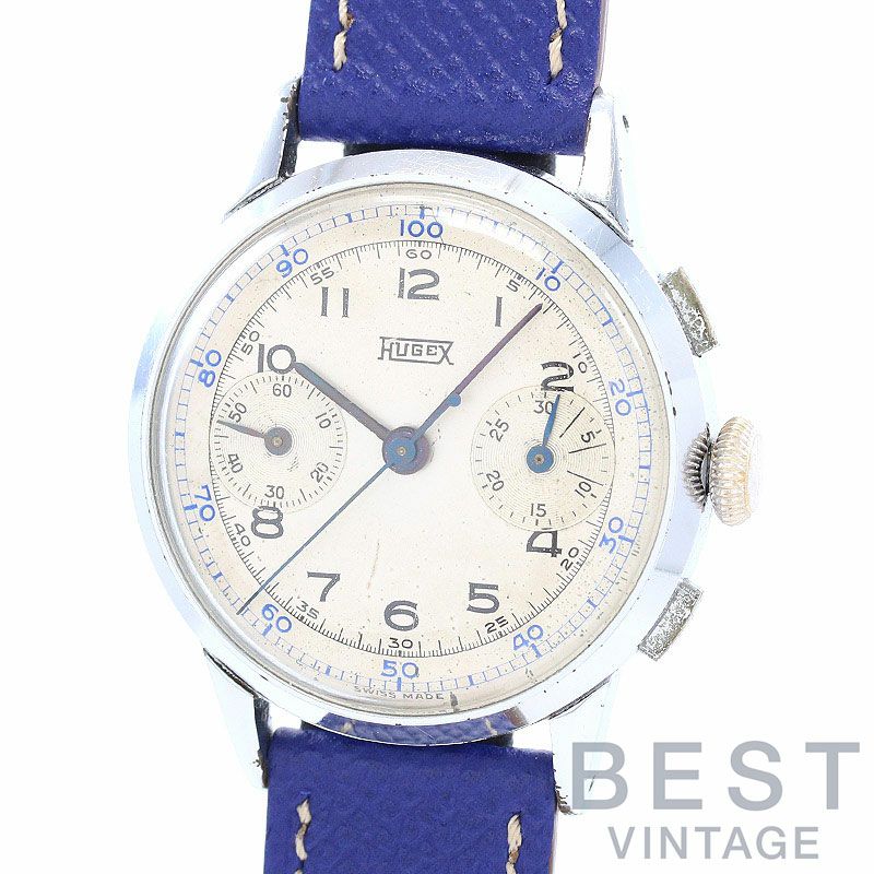 【中古】HUGEX BICOMPAX CHRONOGRAPH VALJOUX 92 ヒュージックス / ヒューゲックス バイコンパックス クロノグラフ ヴァルジュー92 -