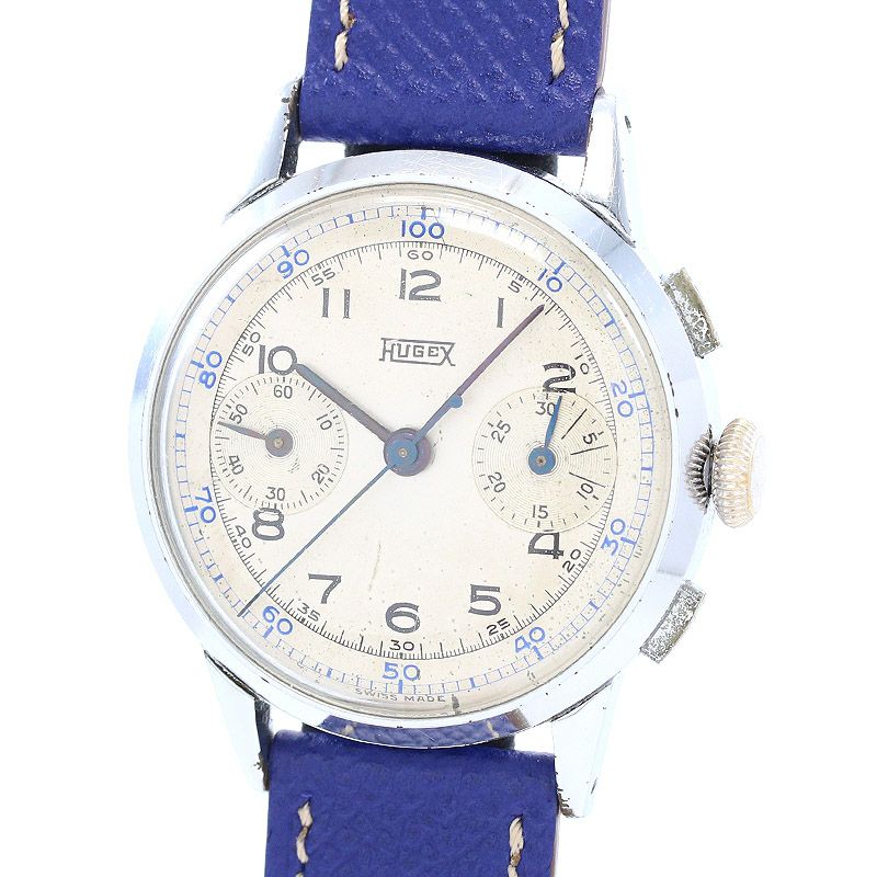 【中古】HUGEX BICOMPAX CHRONOGRAPH VALJOUX 92 ヒュージックス / ヒューゲックス バイコンパックス クロノグラフ ヴァルジュー92 -
