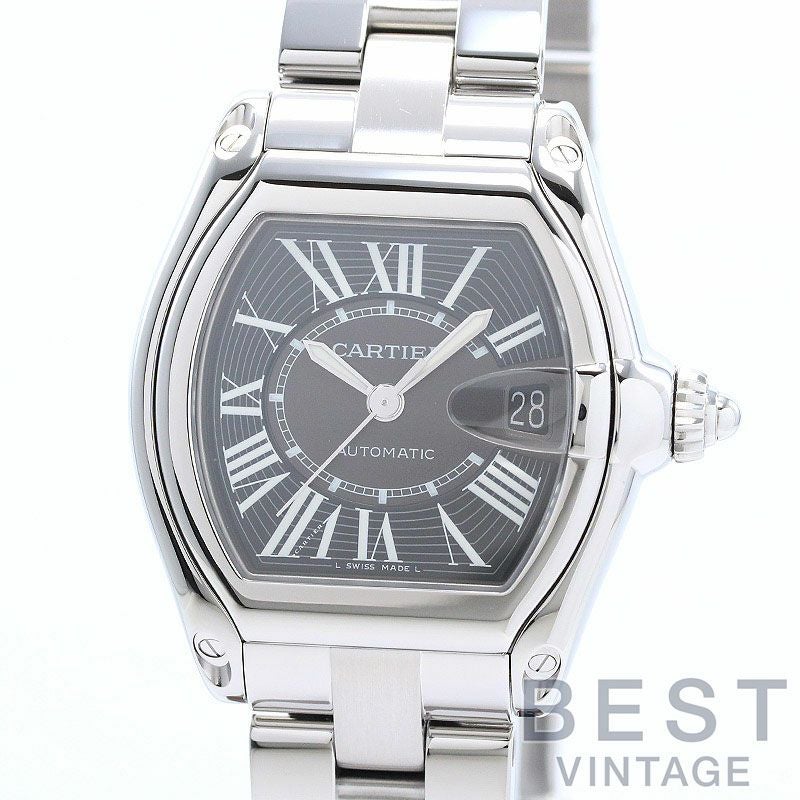 【中古】CARTIER ROADSTER DE CARTIER LARGE MODEL カルティエ ロードスター ドゥ カルティエ LM W62041V3