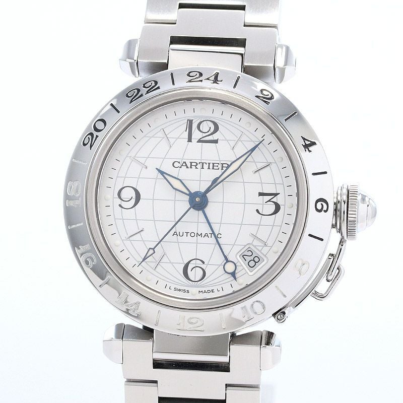 【中古】CARTIER PASHA C DE CARTIER MERIDIAN 35MM カルティエ パシャ C ドゥ カルティエ メリディアン 35MM W31029M7