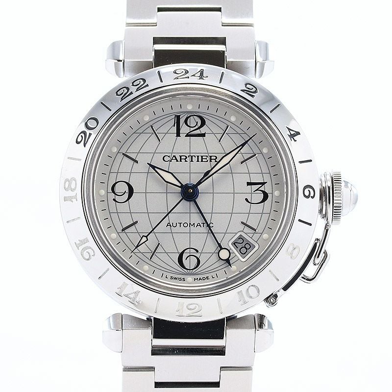 【中古】CARTIER PASHA C DE CARTIER MERIDIAN 35MM カルティエ パシャ C ドゥ カルティエ メリディアン 35MM W31029M7