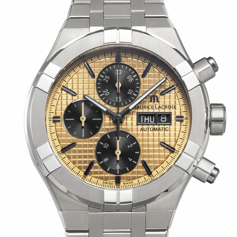 MAURICE LACROIX AIKON AUTOMATIC TITANIUM CHRONOGRAPH モーリス・ラクロア アイコン オートマティック チタニウム クロノグラフ AI6038-TT032-530-1