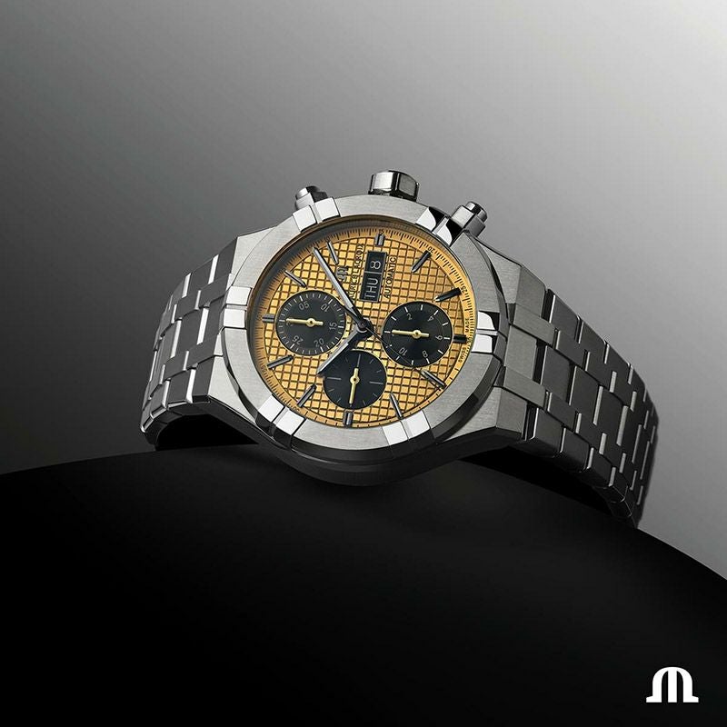 MAURICE LACROIX AIKON AUTOMATIC TITANIUM CHRONOGRAPH モーリス・ラクロア アイコン オートマティック チタニウム クロノグラフ AI6038-TT032-530-1