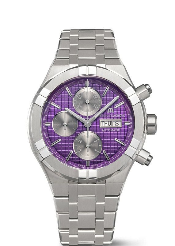 MAURICE LACROIX AIKON AUTOMATIC TITANIUM CHRONOGRAPH モーリス・ラクロア アイコン オートマティック チタニウム クロノグラフ AI6038-TT032-430-1