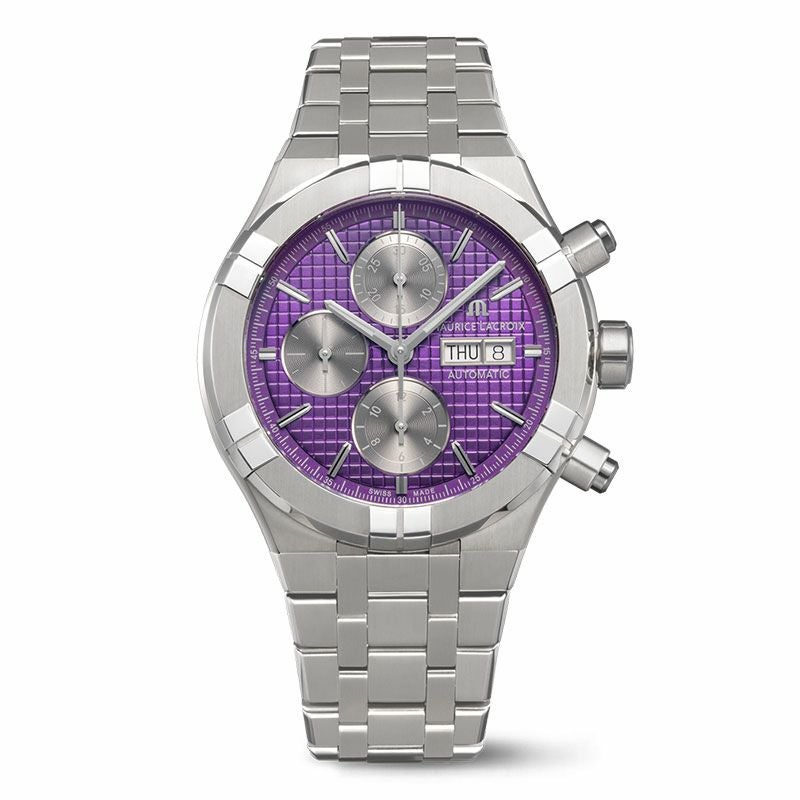 MAURICE LACROIX AIKON AUTOMATIC TITANIUM CHRONOGRAPH モーリス・ラクロア アイコン オートマティック チタニウム クロノグラフ AI6038-TT032-430-1
