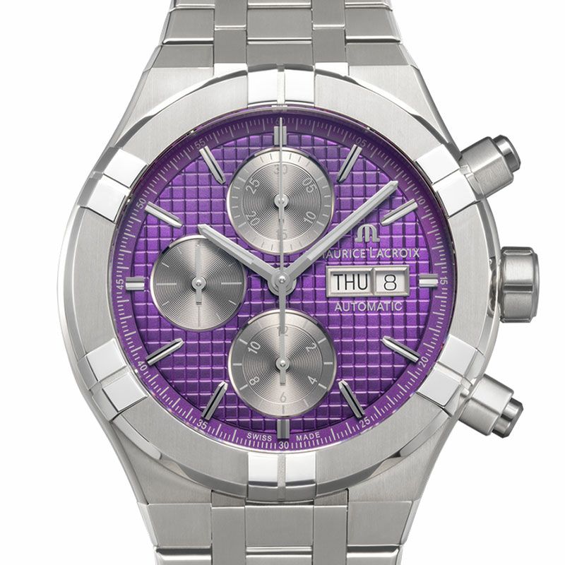 MAURICE LACROIX AIKON AUTOMATIC TITANIUM CHRONOGRAPH モーリス・ラクロア アイコン オートマティック チタニウム クロノグラフ AI6038-TT032-430-1