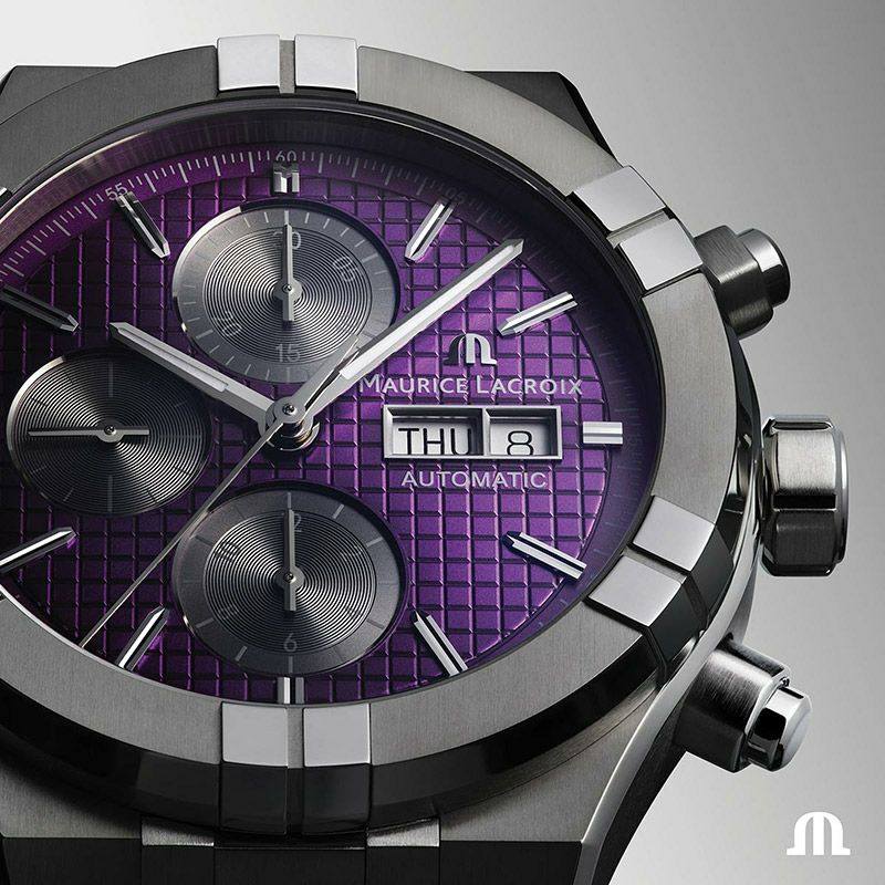 MAURICE LACROIX AIKON AUTOMATIC TITANIUM CHRONOGRAPH モーリス・ラクロア アイコン オートマティック チタニウム クロノグラフ AI6038-TT032-430-1