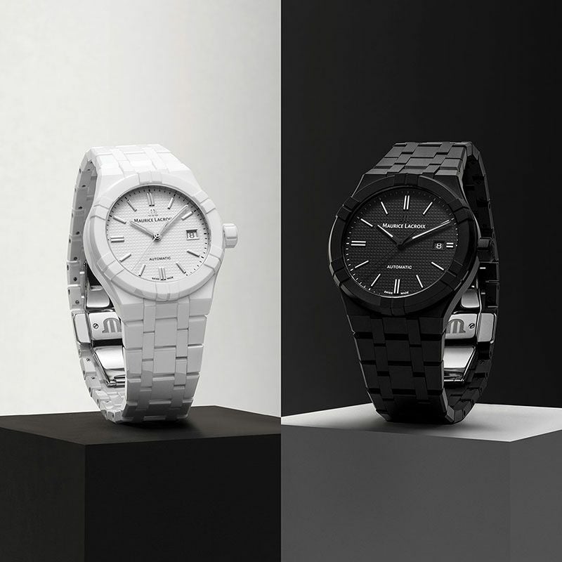 MAURICE LACROIX AIKON AUTOMATIC CERAMIC 39MM モーリス・ラクロア アイコン オートマティック セラミック 39mm AI6007-CRM72-130-7