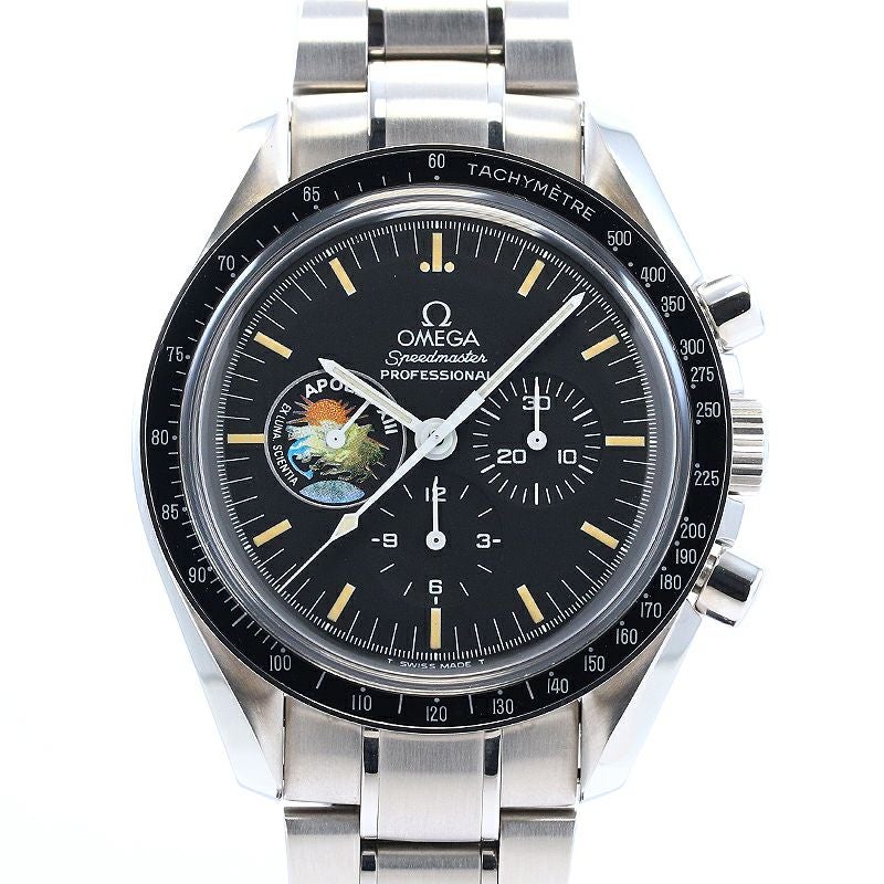 【中古】OMEGA SPEEDMASTER PROFESSIONAL MOONWATCH APOLLO XIII 25TH オメガ スピードマスター プロフェッショナル ムーンウォッチ アポロ13号 月面着陸25周年記念 リミテッドエディション 3595.52.00