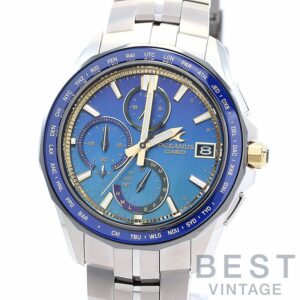【中古】CASIO OCEANUS MANTA S7000 SERIES CASIO WATCH 50TH ANNIVERSARY EDITION カシオ オシアナス マンタ S7000シリーズ カシオウオッチ50周年記念モデル OCW-S7000SS-2AJR