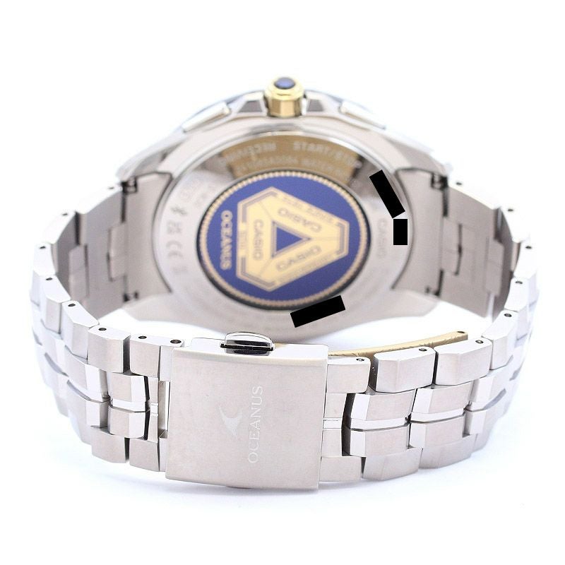 【中古】CASIO OCEANUS MANTA S7000 SERIES CASIO WATCH 50TH ANNIVERSARY EDITION カシオ オシアナス マンタ S7000シリーズ カシオウオッチ50周年記念モデル OCW-S7000SS-2AJR