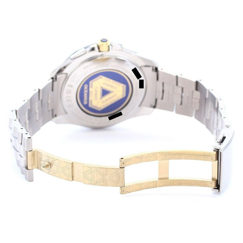 【中古】CASIO OCEANUS MANTA S7000 SERIES CASIO WATCH 50TH ANNIVERSARY EDITION カシオ オシアナス マンタ S7000シリーズ カシオウオッチ50周年記念モデル OCW-S7000SS-2AJR