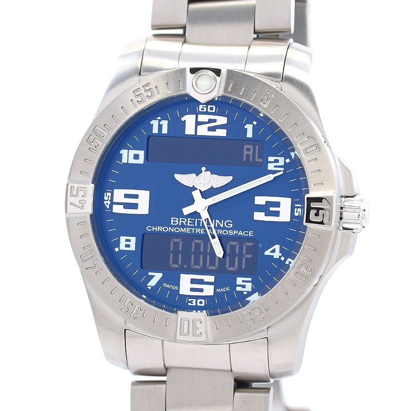 【中古】BREITLING AEROSPACE EVO ブライトリング エアロスペース エヴォ E79363101C1E1 (E793C69PST / E7936310/C869/152E)