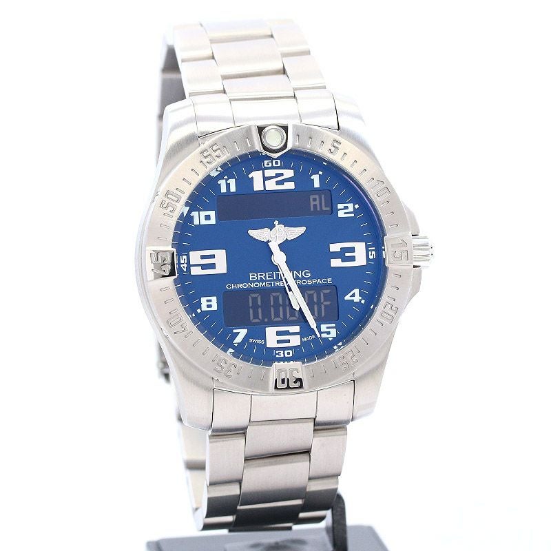 【中古】BREITLING AEROSPACE EVO ブライトリング エアロスペース エヴォ E79363101C1E1 (E793C69PST / E7936310/C869/152E)