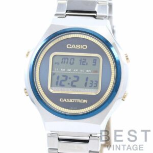 【中古】CASIO CASIOTRON CASIO WATCH 50TH ANNIVERSARY EDITION カシオ カシオトロン カシオウオッチ50周年記念モデル TRN-50SS-2AJR