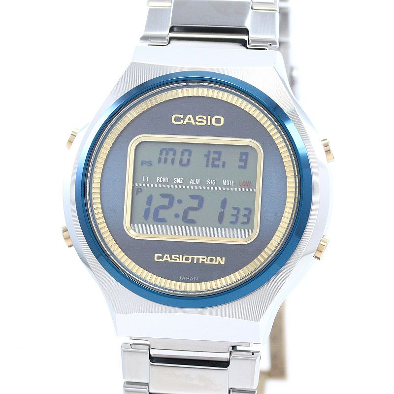 【中古】CASIO CASIOTRON CASIO WATCH 50TH ANNIVERSARY EDITION カシオ カシオトロン カシオウオッチ50周年記念モデル TRN-50SS-2AJR