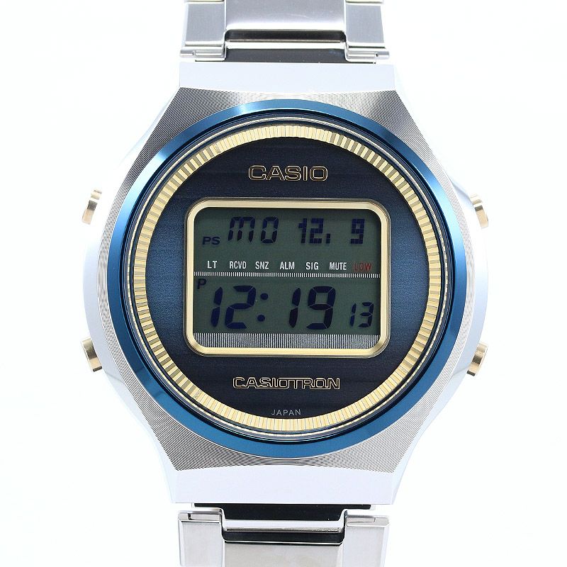 【中古】CASIO CASIOTRON CASIO WATCH 50TH ANNIVERSARY EDITION カシオ カシオトロン カシオウオッチ50周年記念モデル TRN-50SS-2AJR