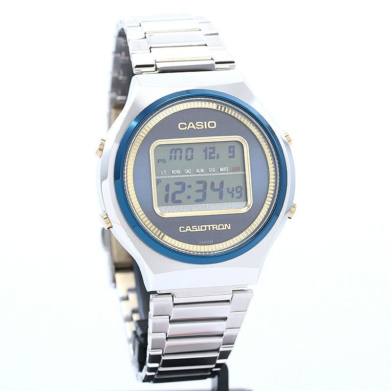 【中古】CASIO CASIOTRON CASIO WATCH 50TH ANNIVERSARY EDITION カシオ カシオトロン カシオウオッチ50周年記念モデル TRN-50SS-2AJR