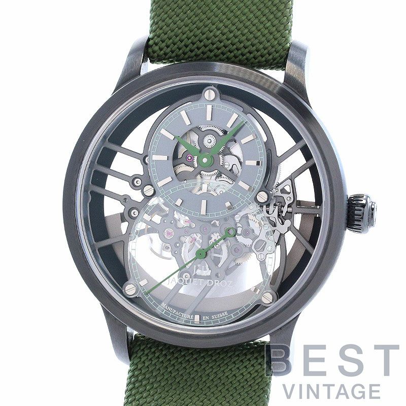 【中古】JAQUET DROZ GRANDE SECONDE SKELET-ONE ジャケ・ドロー グラン・セコンド スケルトン J003525545